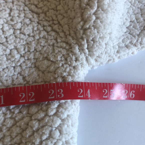 Tommy Hilfiger Fleece Quarter Zip Red Blue Long Sleeve Pullover Sweater Size L - Picture 11 of 12